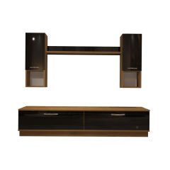 Decoraktiv Eko 5DAB Mdf Std Tv Ünitesi Tv Sehpası Pera - Siyah