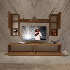 Decoraktiv Eko 5DAB Mdf Std Tv Ünitesi Tv Sehpası Ceviz