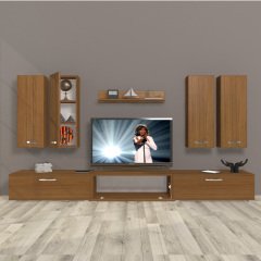 Decoraktiv Eko 8D Slm Tv Ünitesi Tv Sehpası Ceviz