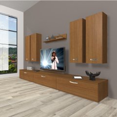 Decoraktiv Eko 8D Slm Tv Ünitesi Tv Sehpası Ceviz