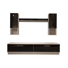 Decoraktiv Eko 5DAB Slm Std Tv Ünitesi Tv Sehpası Beyaz - Siyah