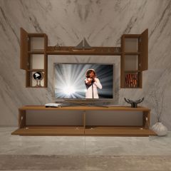 Decoraktiv Eko 5DAB Slm Std Tv Ünitesi Tv Sehpası Ceviz