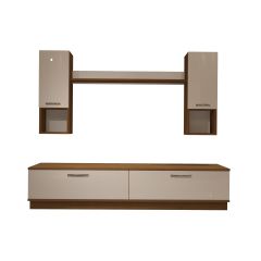Decoraktiv Eko 5DAB Slm Std Tv Ünitesi Tv Sehpası Ceviz - Beyaz
