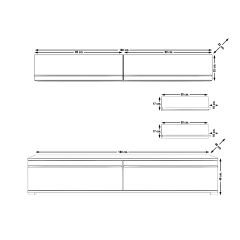 Decoraktiv Eko 5 Mdf Std Tv Ünitesi Tv Sehpası Ceviz