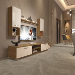 Decoraktiv Eko 5DA Mdf Dvd Tv Ünitesi Tv Sehpası Pera - Beyaz