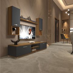Decoraktiv Eko 5DA Mdf Dvd Tv Ünitesi Tv Sehpası Pera - Antrasit