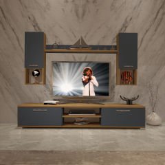 Decoraktiv Eko 5DA Mdf Dvd Tv Ünitesi Tv Sehpası Pera - Antrasit
