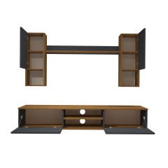 Decoraktiv Eko 5DA Mdf Dvd Tv Ünitesi Tv Sehpası Pera - Antrasit