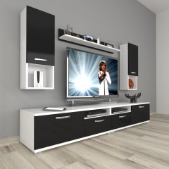 Decoraktiv Eko 5220DA Slm Tv Ünitesi Tv Sehpası Beyaz - Siyah