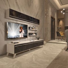 Decoraktiv Eko 5 Mdf Std Retro Tv Ünitesi Tv Sehpası
