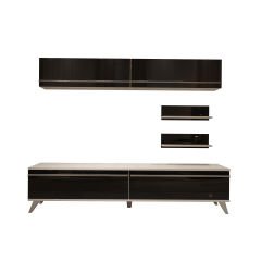 Decoraktiv Eko 5 Mdf Std Retro Tv Ünitesi Tv Sehpası Beyaz - Siyah