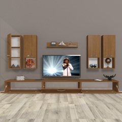 Decoraktiv Eko 8DA Mdf Tv Ünitesi Tv Sehpası Ceviz