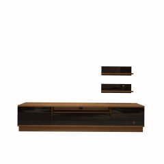Decoraktiv Trio 4S Mdf Tv Ünitesi Tv Sehpası Pera - Siyah