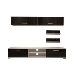 Decoraktiv Eko 5 Mdf Dvd Tv Ünitesi Tv Sehpası Beyaz - Siyah