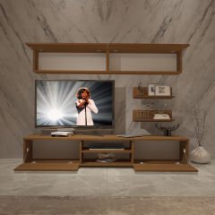 Decoraktiv Eko 5 Mdf Dvd Tv Ünitesi Tv Sehpası Ceviz