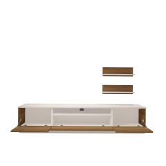Decoraktiv Trio 4S Mdf Tv Ünitesi Tv Sehpası Beyaz - Pera