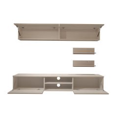 Decoraktiv Eko 5 Mdf Dvd Tv Ünitesi Tv Sehpası Parlak Beyaz