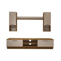 Decoraktiv Eko 5DAB Mdf Dvd Tv Ünitesi Tv Sehpası Pera - Beyaz