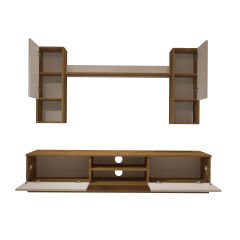 Decoraktiv Eko 5DAB Mdf Dvd Tv Ünitesi Tv Sehpası Pera - Beyaz