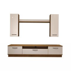 Decoraktiv Trio 5D Mdf Tv Ünitesi Tv Sehpası Pera - Beyaz