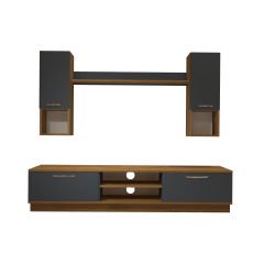 Decoraktiv Eko 5DAB Mdf Dvd Tv Ünitesi Tv Sehpası Pera - Antrasit