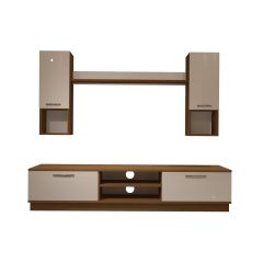 Decoraktiv Eko 5DAB Slm Dvd Tv Ünitesi Tv Sehpası Ceviz - Beyaz
