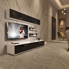 Decoraktiv Eko 5 Slm Std Tv Ünitesi Tv Sehpası Beyaz - Siyah