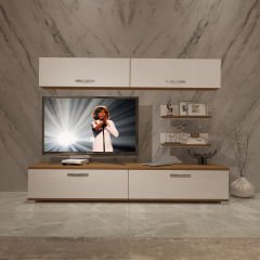 Decoraktiv Eko 5 Slm Std Tv Ünitesi Tv Sehpası Ceviz - Beyaz
