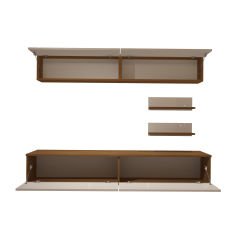 Decoraktiv Eko 5 Slm Std Tv Ünitesi Tv Sehpası Ceviz - Beyaz