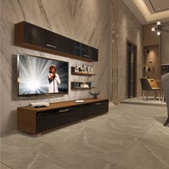 Decoraktiv Eko 5 Slm Std Tv Ünitesi Tv Sehpası Ceviz - Siyah