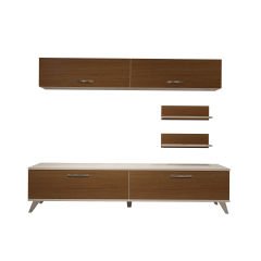 Decoraktiv Eko 5 Slm Std Retro Tv Ünitesi Tv Sehpası Beyaz - Ceviz