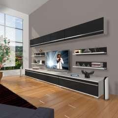 Decoraktiv Eko 8Y Mdf Tv Ünitesi Tv Sehpası Ceviz - Antrasit