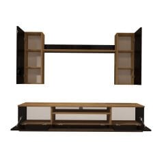 Decoraktiv Trio 5DS Mdf Tv Ünitesi Tv Sehpası Pera - Siyah