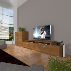 Decoraktiv Ekoflex On Slm Tv Ünitesi Tv Sehpası Ceviz