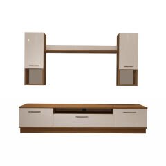 Decoraktiv Trio 5DA Mdf Tv Ünitesi Tv Sehpası Ceviz - Beyaz