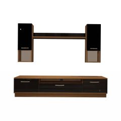 Decoraktiv Trio 5DA Mdf Tv Ünitesi Tv Sehpası Ceviz - Siyah