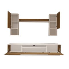 Decoraktiv Trio 5DA Mdf Tv Ünitesi Tv Sehpası Beyaz - Pera