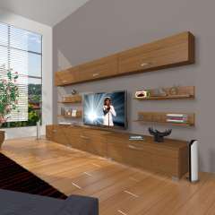Decoraktiv Eko 8Y Slm Tv Ünitesi Tv Sehpası Ceviz
