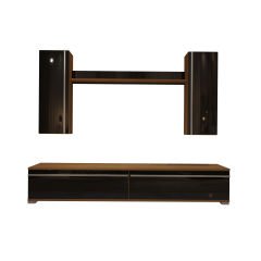 Decoraktiv Eko 5D Mdf Std Tv Ünitesi Tv Sehpası Ceviz - Siyah