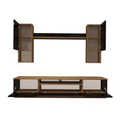 Decoraktiv Trio 5DAS Mdf Tv Ünitesi Tv Sehpası Pera - Siyah