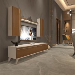 Decoraktiv Eko 5D Mdf Std Retro Tv Ünitesi Tv Sehpası Beyaz - Ceviz