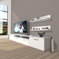 Decoraktiv Eko 200r Slm Tv Ünitesi Tv Sehpası Parlak Beyaz