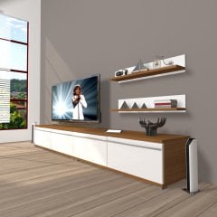 Decoraktiv Eko 200T Mdf Tv Ünitesi Tv Sehpası Ceviz - Beyaz