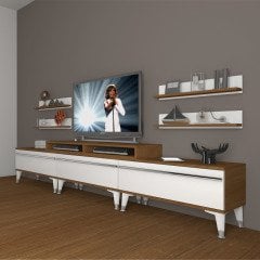 Decoraktiv Ekoflex 270r Mdf Silver Tv Ünitesi Tv Sehpası