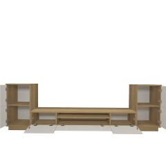 Decoraktiv Trio On2 Mdf Tv Ünitesi Tv Sehpası Pera - Beyaz