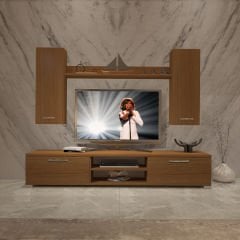 Decoraktiv Eko 5D Mdf Dvd Tv Ünitesi Tv Sehpası Ceviz