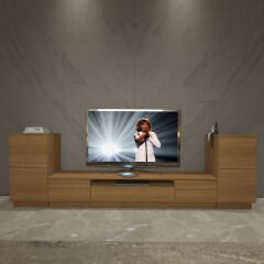 Decoraktiv Trio On2S Mdf Tv Ünitesi Tv Sehpası Ceviz
