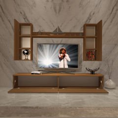 Decoraktiv Eko 5D Slm Std Tv Ünitesi Tv Sehpası Ceviz