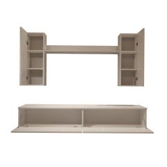Decoraktiv Eko 5D Slm Std Tv Ünitesi Tv Sehpası Parlak Beyaz