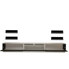 Decoraktiv Trendstyle 270RS Mdf Tv Ünitesi Tv Sehpası Beyaz - Siyah
